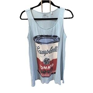 Andy Warhol x Uniqlo Women L Campbell Soup Tank Trapeze Top Pop Art To Wear